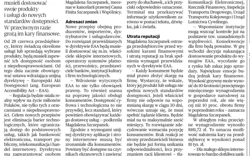 Co unijna dyrektywa wymusi na firmach